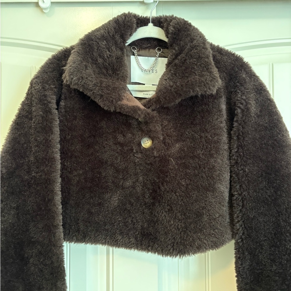 EAVES x Marianna Hewitt Mia Pullover in Chocolate Brown Size XS - Picture 4 of 8